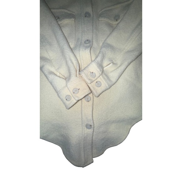 Wilfred Free The Ganna Merino Wool Shacket Size 2XS Butter Yellow - Picture 6 of 13